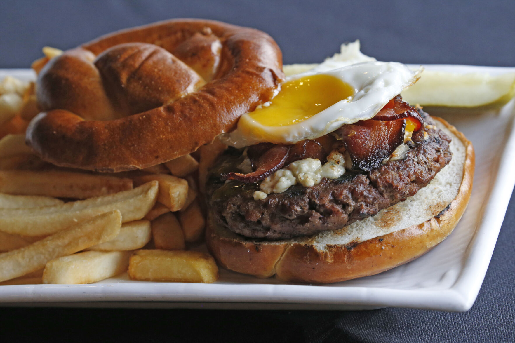 Hollow Bistro in Clarence Hollow burger
